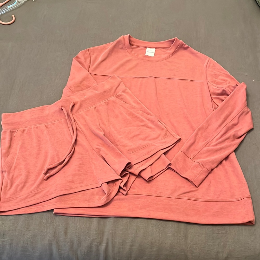 Fleece lounge set, size M